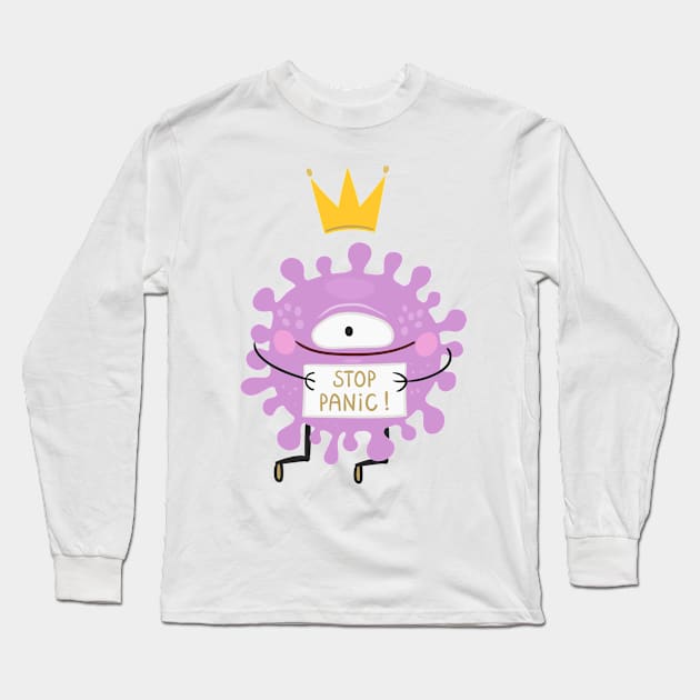 Stop panic! Long Sleeve T-Shirt by Elsbet